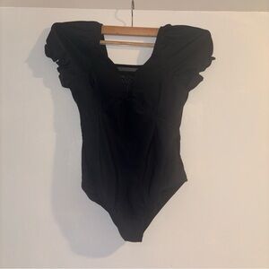 Girl’s Black Leotard Size M (8)